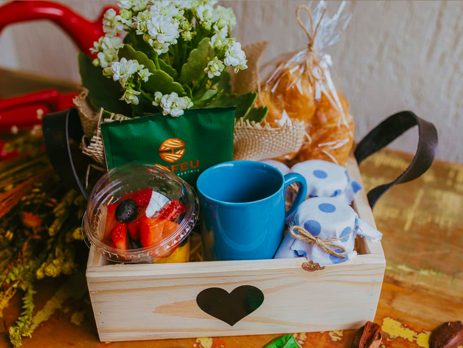 Cestas Café da Manhã amor